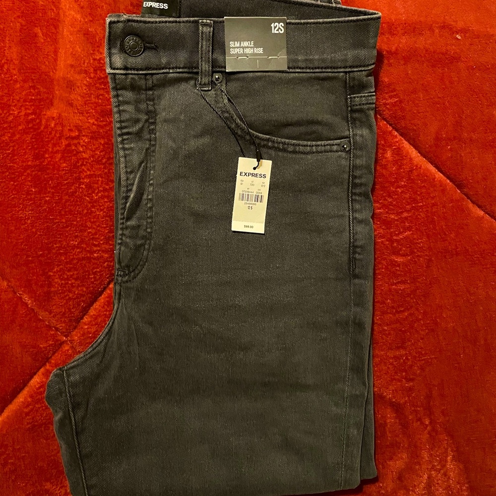 Express black, distressed, jeans